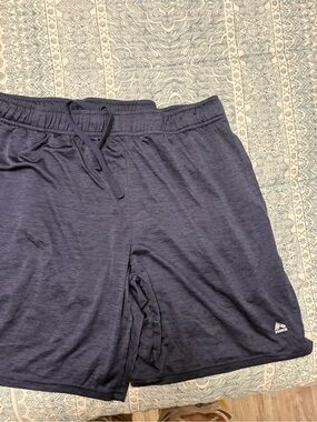 RBX Navy Athletic Drawstring Performance Shorts